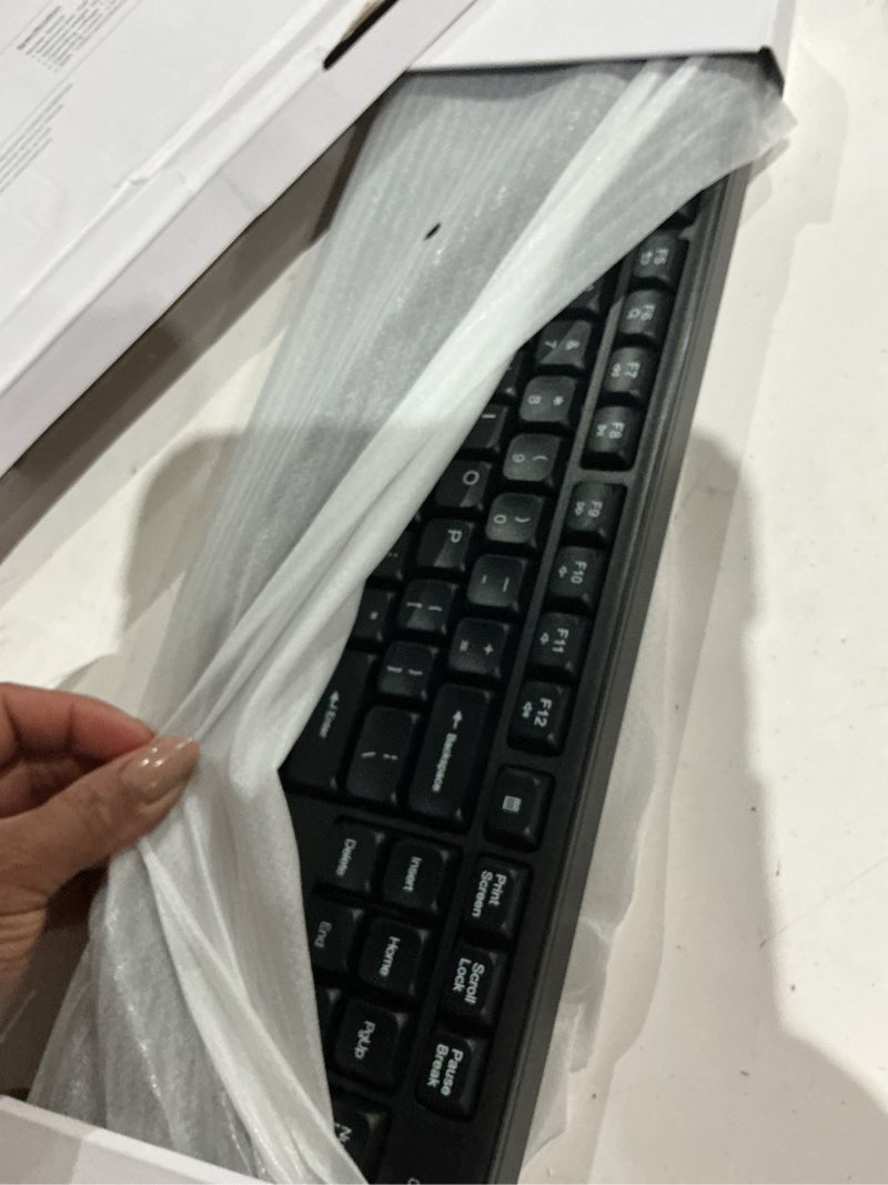 Condition photo showing Good Condition for wireless keyboard and mouse,rii rk209 2.4g full-sized quiet wireless ergonomic keyboard,quiet typing and clicking,adjustable 5000 dpi mouse for pc, for windows,mac