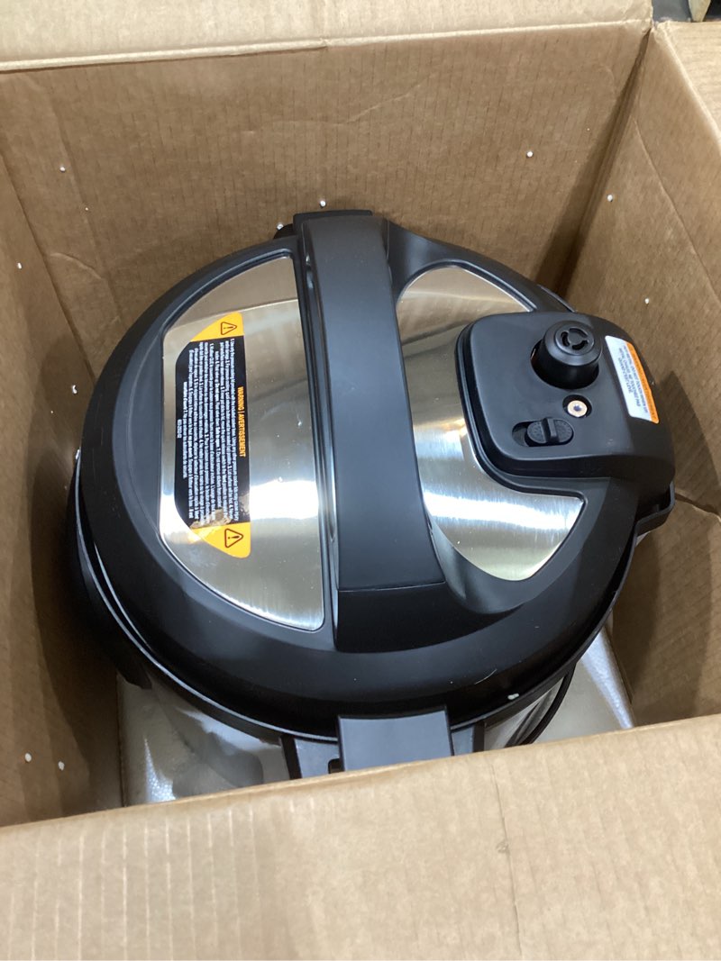 Condition photo showing As Is for Instant Pot Duo 7-in-1 Electric Pressure Cooker, Slow Cooker, Rice Cooker, Steamer, Sauté, Yogurt Maker, Warmer & Sterilizer, Includes App With Over 800 Recipes, Stainless Steel, 8 Quart
