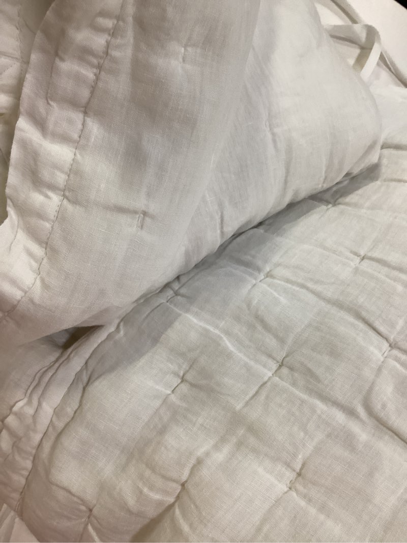 european linen dream quilt set size: king/cal king