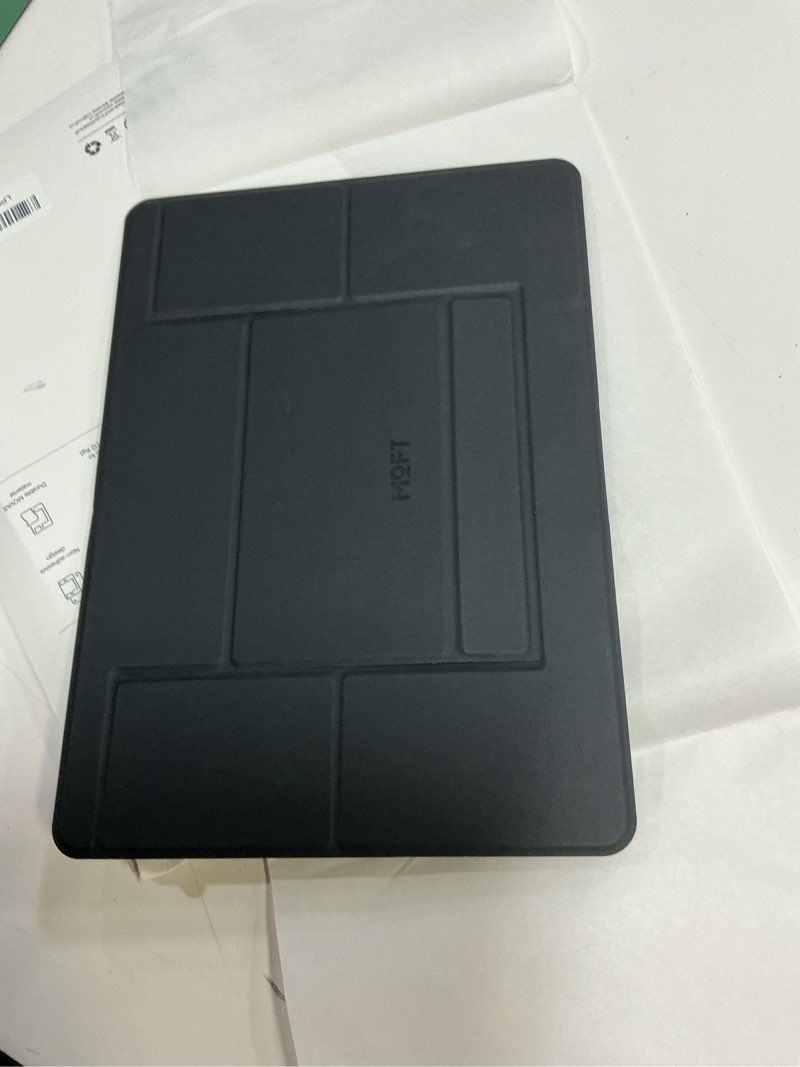 Condition photo showing Good Condition for moft invisible laptop stand for desk, stick-free tablet and computer stand with dual-angle, foldable&portable laptop riser holder, fits 7-11" tablets&11-14" laptops, jet black (non-adhesive version) non-adhesive-jet black non-adhesive standard version
