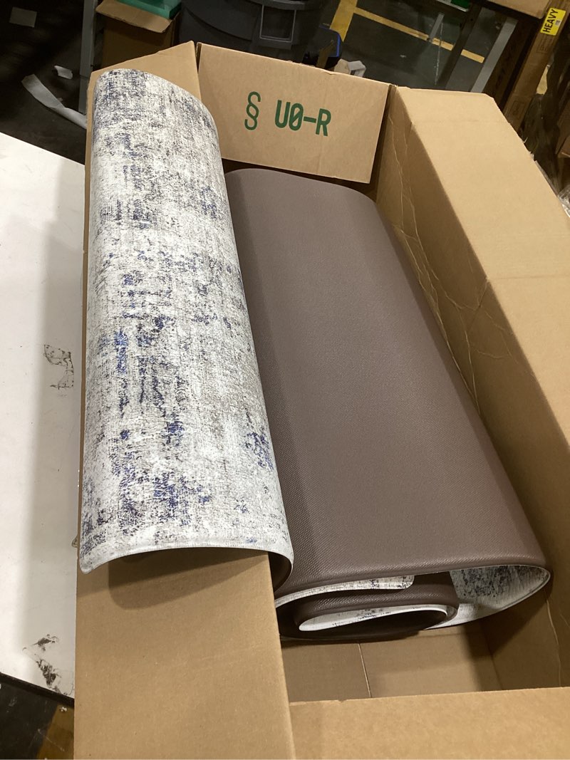 Condition photo showing As Is for Office Chair Mat for Hardwood Floor, 35.4" x 47.2" Non-Slip Desk Computer Chair Mat, PVC Floor Mat for Rolling Chair, Heavy Duty Wood/Tile Floor Protector Desk Rug for Home Office, Black 35.4" x 47.2" Black