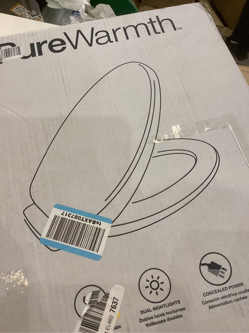 Condition photo showing Good Condition for KOHLER 10349-0 PureWarmth Heated Elongated Toilet Seat, Soft Close Toilet Seat, Quiet-Close, Slow Close, Night Light, White Elongated White