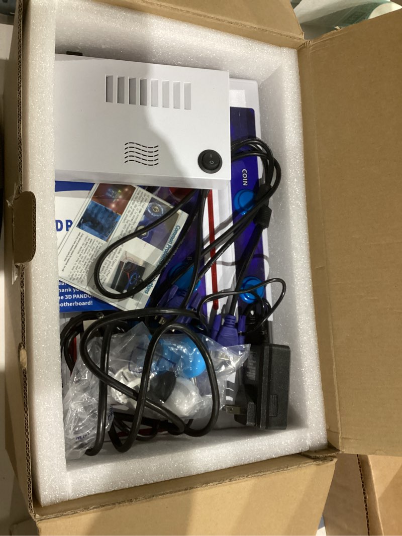 Condition photo showing As Is for FVBADE[32000 Gamesin 1 78sPandora Box Arcade Game Console Bluetooth Function Compatible PC & Projector & TV,3D Games 4 Players Category Favorite List Save/Search/Hide/Pause/Delete Games Separate Bluetooth