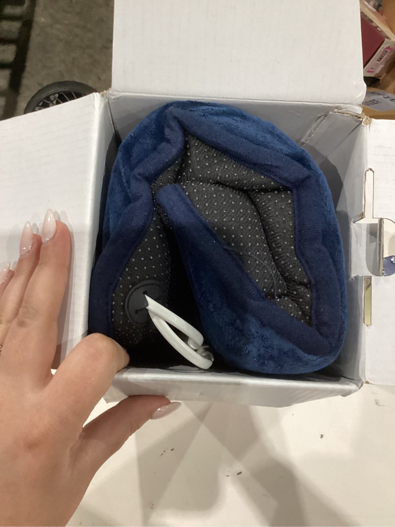 Condition photo showing As Is for Double Sided Electric Foot Warmer with LCD Display & Machine Washable, Electric Feet Heating Pad with Non-Slip for Under Desk,Bed,Office,Home,Blue,20''*20'' 20''*20''-Blue