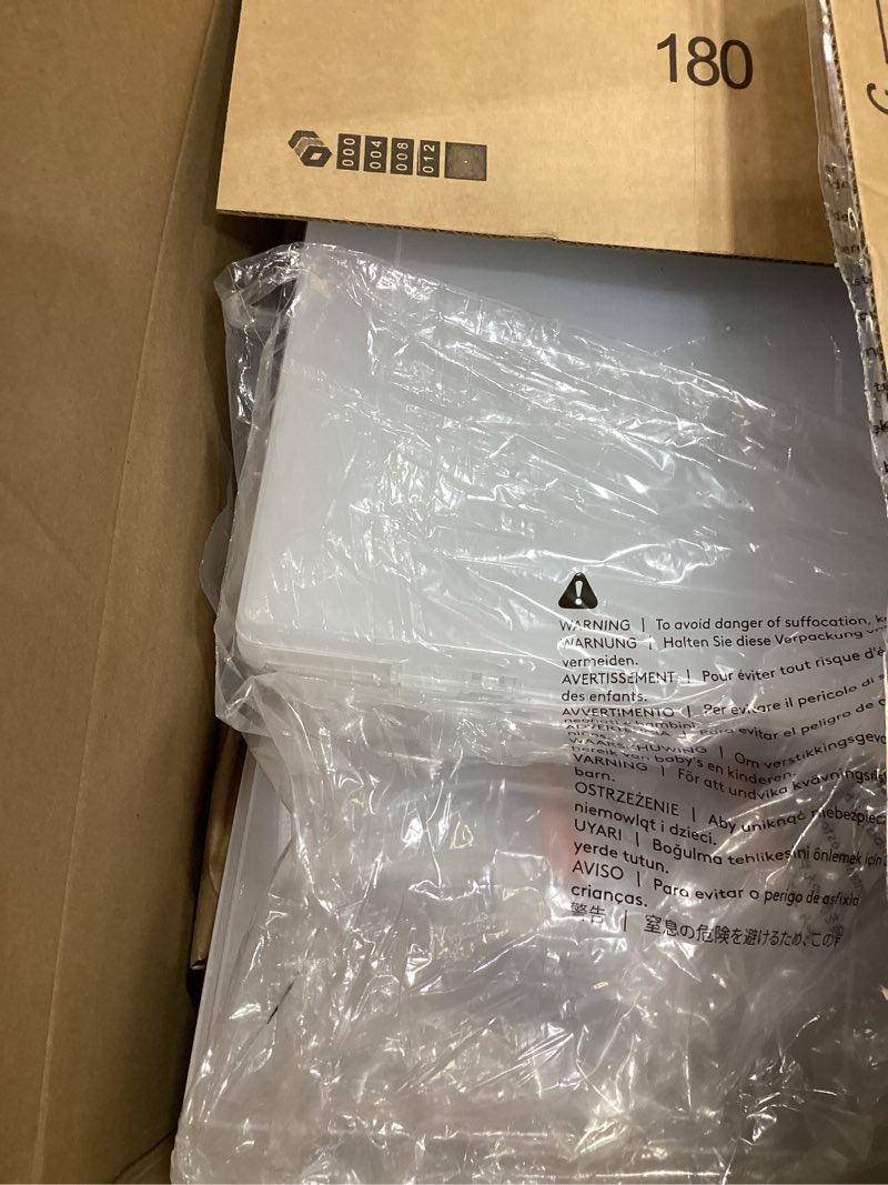 Condition photo showing Good Condition for lifewit 33 x 31 cm/13x12"paper storage boxes, board game container with secure latch, plastic portable organizer with handle & labels for file,document,craft,puzzles, cards, art supplies,6 pcs 12.2 x13"-6pcs