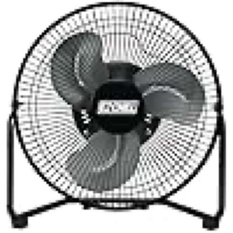 brand: ez-chill ez-chill 9\" cradle floor fan, 3 speed, electric, 180 degree adjustable tilt, all metal, carry handle, rubber feet, table fan, airflow 12.57 ft/sec, ideal for home, bedroom & office, mtfdb-9