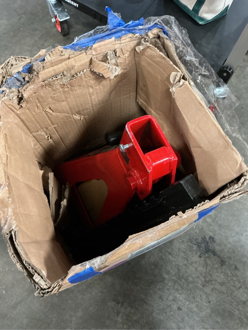 Condition photo showing As Is for big red at46002r torin steel jack stands: 6 ton (12,000 lb) capacity, red, 1 pair