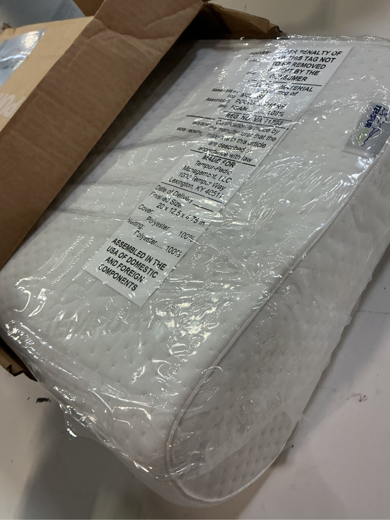 Condition photo showing Good Condition for tempur-pedic tempur-ergo neck pillow, large profile, white high profile 1