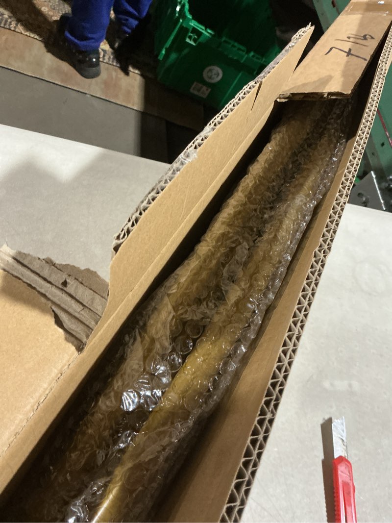 Condition photo showing As Is for Wedding Ceremony Heart Shape Arches, 6.7ft Gold Backdrop Stand, Metal Heart Balloon Arch Frame with Base for Wedding and Birthday Parties 6.7 Ft Gold Heart Shape