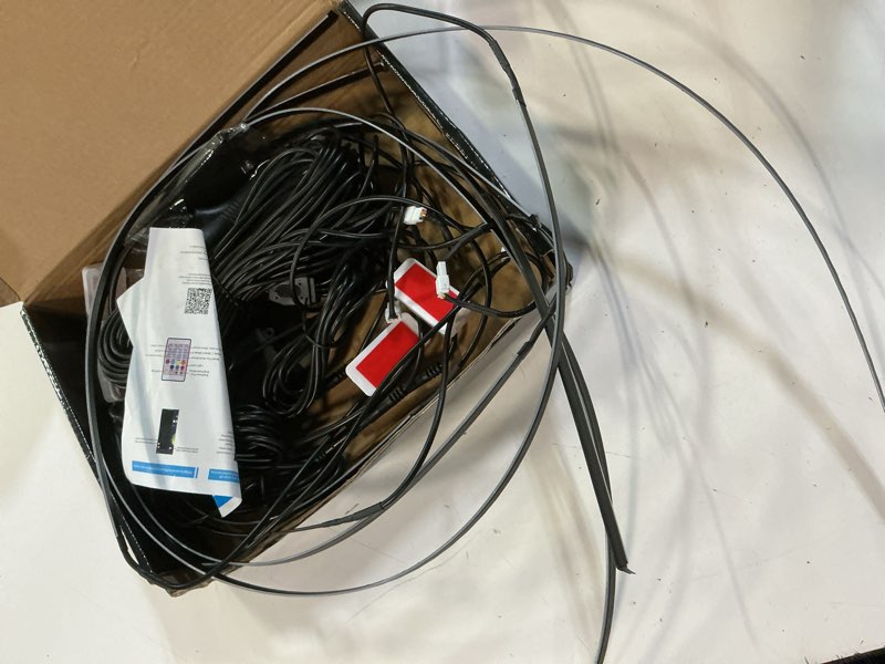 Condition photo showing Good Condition for interior car led strip lights, acrylic led lights for car with dynamic dreamcolor chasing, ambient lighting kits music sync wireless app and rf remote control (10 in 1) 10 pieces (dimensions not specified)