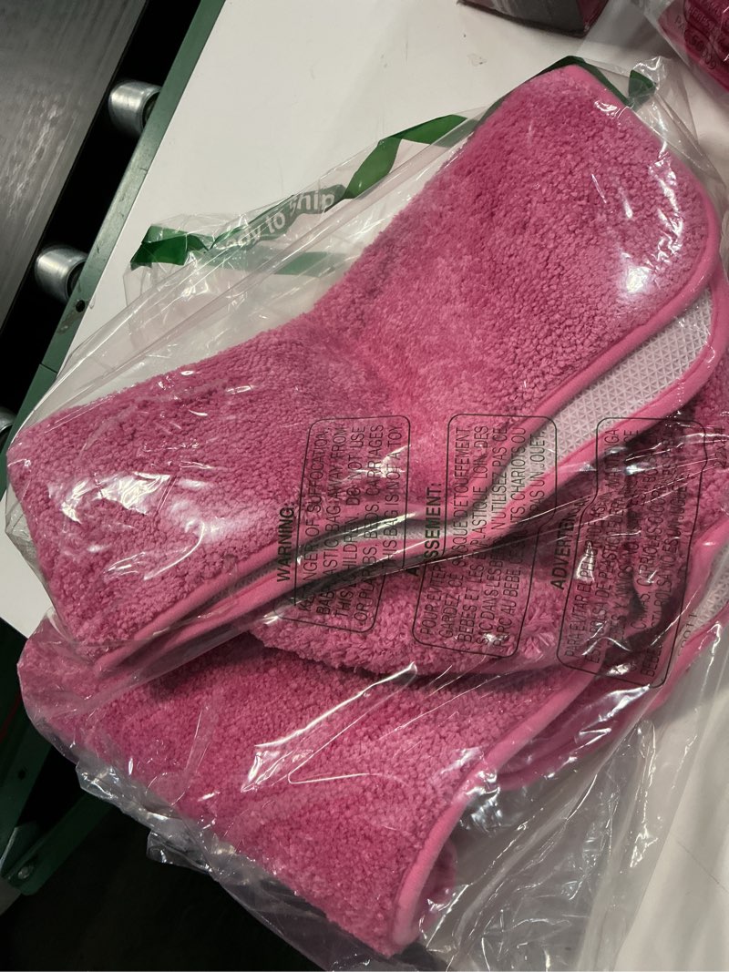 Condition photo showing Good Condition for Fancy Linen 3pc Solid Non-Slip Bath Mat Set Bathroom U-Shaped Contour Rug, Mat and Toilet Lid Cover New # 6 (Hot Pink)