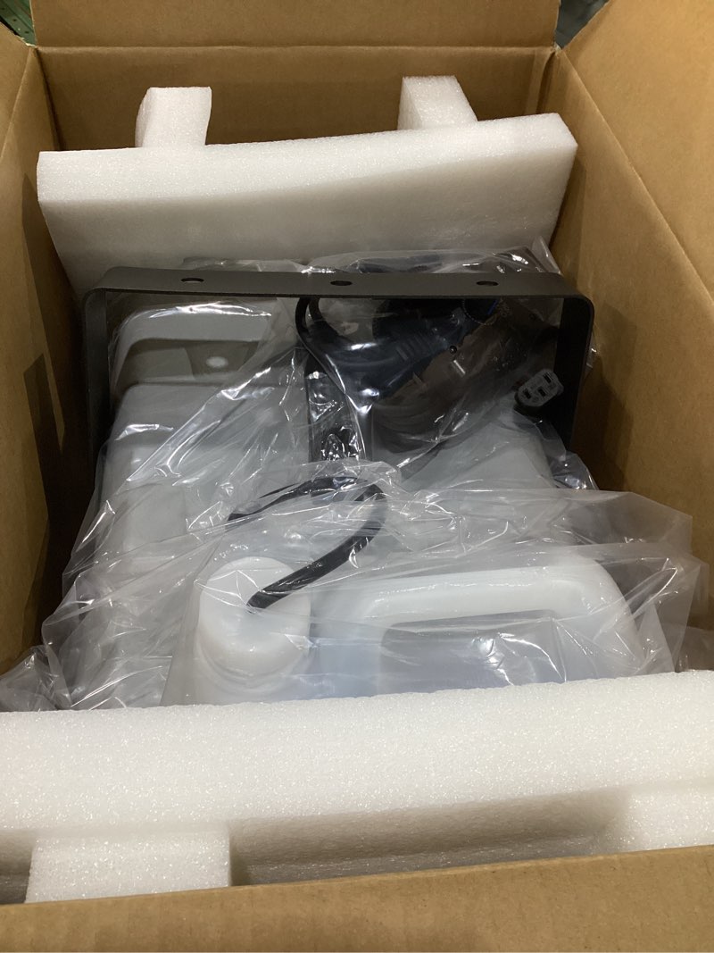 Condition photo showing As Is for TCFUNDY Snow Machine 1500W Snow Making Machine Snowflake Maker for Christmas Wedding Kids Party Stage Effect with Wired Remote Control