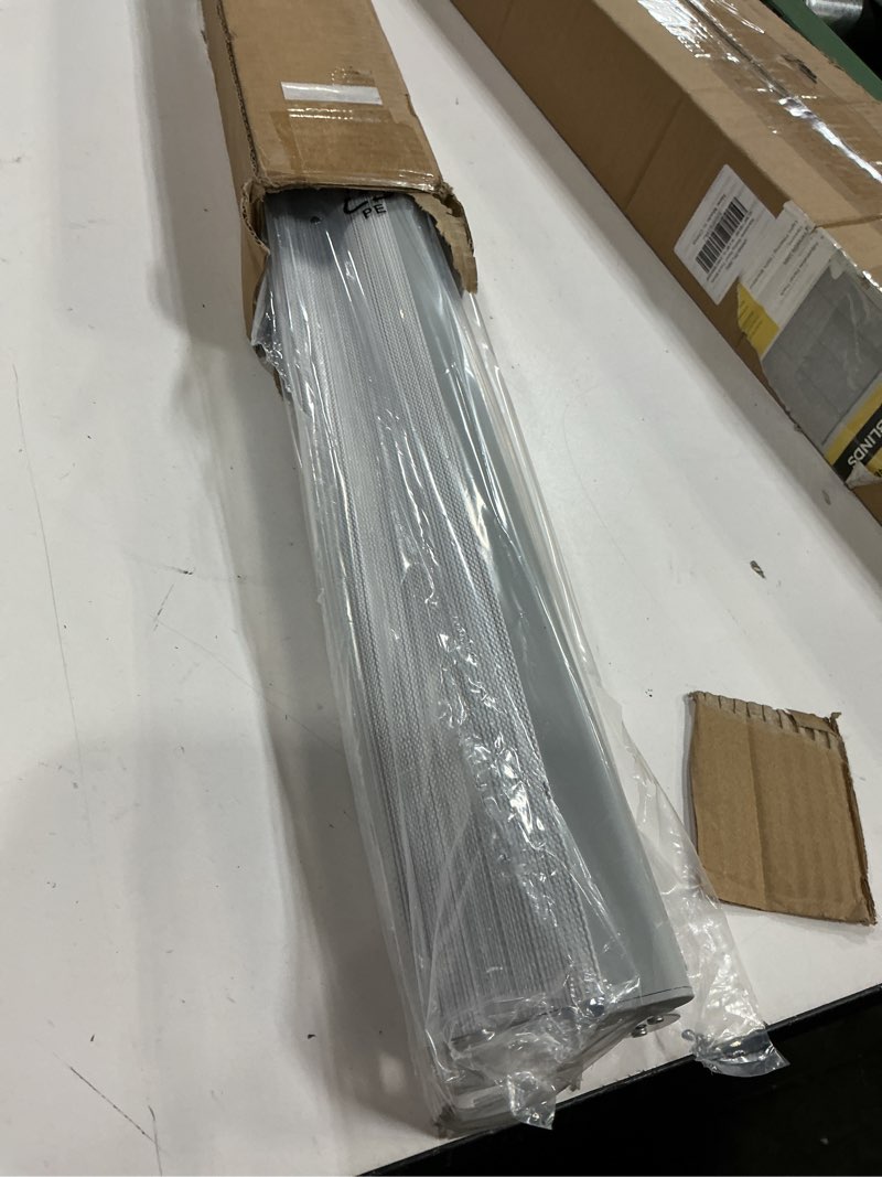 Condition photo showing New/Like New for no drill cordless zebra blinds for windows, linen high precision fabrics, 43" w x 72" h linen - grey linen - grey 43" w x 72" h