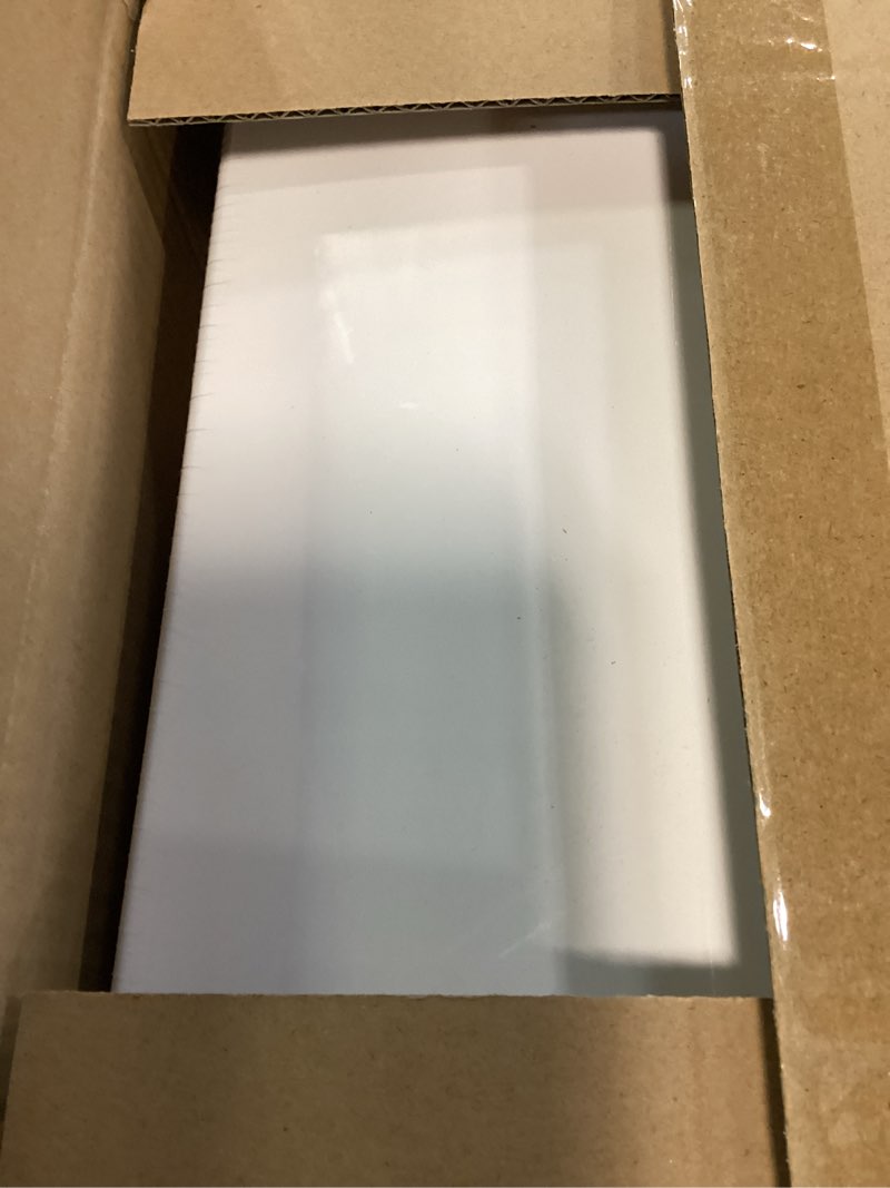 Condition photo showing New/Like New for slim bathroom trash can,bathroom trash can with toilet brush and holder set 4.5 liter / 1.2 gallon press-type plastic garbage can slim rectangular trash bin for toilet