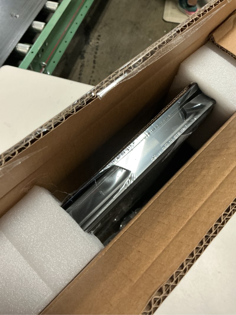 Condition photo showing New/Like New for vertical rv window 14" w x 16" h, replacement camper window, sliding teardrop window with net screen and trim rings, rv windows for cargo trailer, dot certification qualified 14"x16" vertical