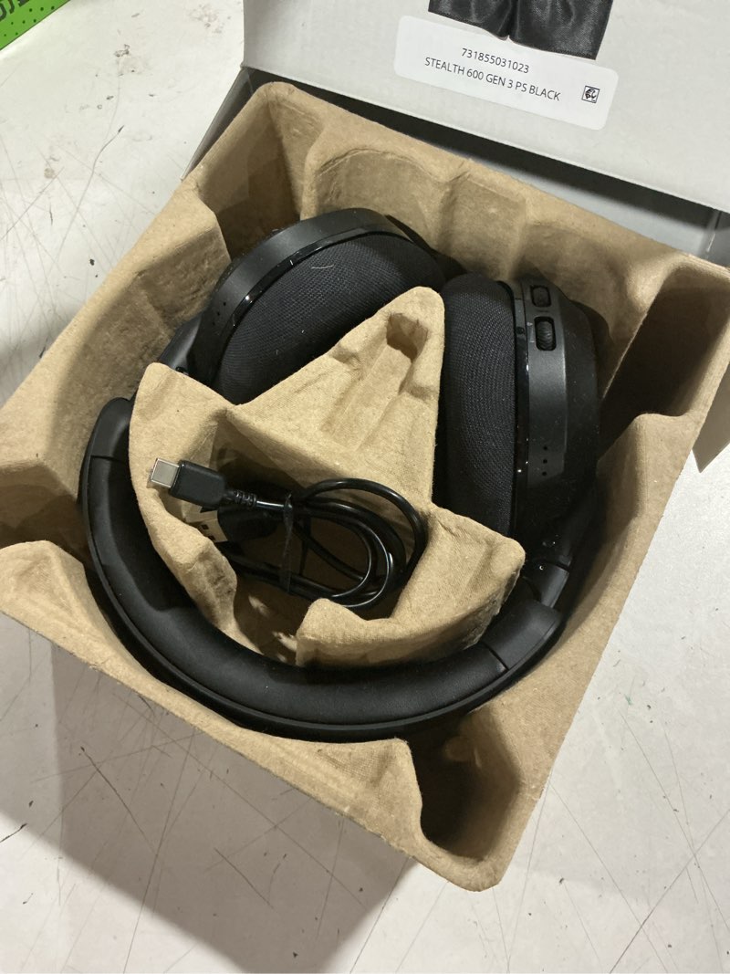 Condition photo showing As Is for turtle beach stealth 600 gen 3 wireless headset for playstation - black
