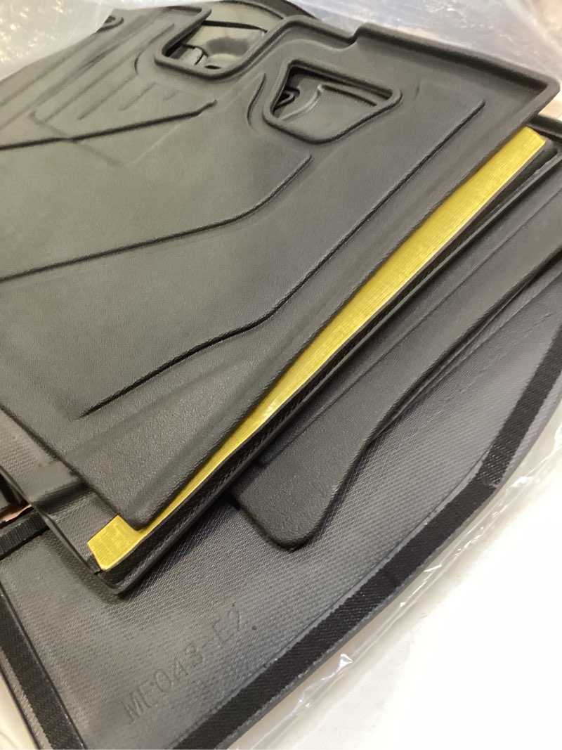 Condition photo showing As Is for (Incomplete) Cargo Mat for Stowed 3rd-Row Seating Compatible with Chrysler Pacifica 2017-2025 2026 7/8 Seats(Only Gas), Fit Voyager 2020-2025, All Weather TPE Cargo Liner Trunk Mat Accessories Cargo Liner for Stowed Flat 3rd-Row Seating