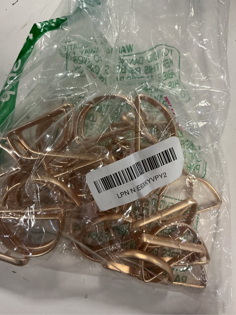 Condition photo showing Good Condition for 40 pcs gold napkin rings - metal napkin ring(semicircle) stainless steel napkin rings for table settings wedding christmas party dinner table matt gold 40 pcs