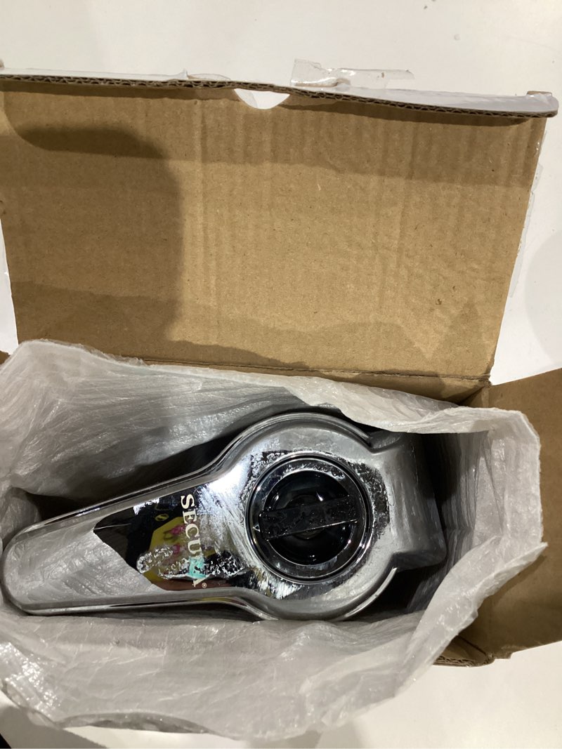 Condition photo showing As Is for Secura 17oz Automatic Liquid Soap Dispenser, Touchless Battery Operated Hand Soap Dispenser with Adjustable Soap Dispensing Volume Control Dial, Personal Care Dispenser for Household Use (Chrome) 500ml Chrome