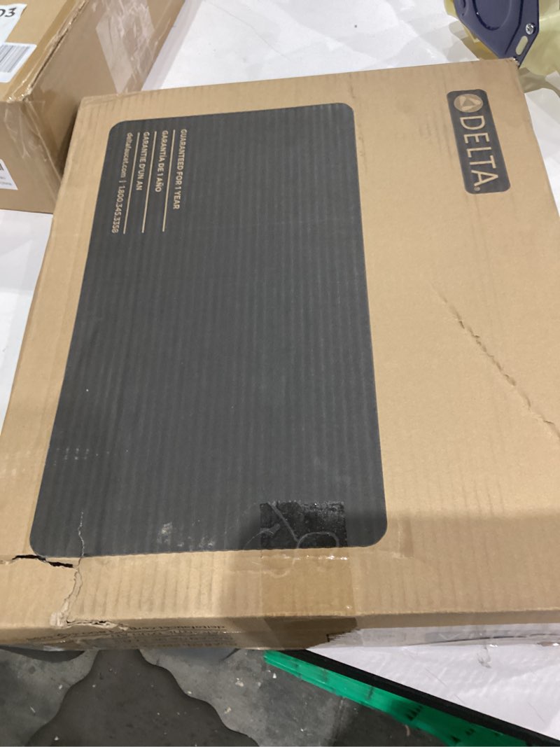 Condition photo showing As Is for Delta Faucet Sanborne Slow Close Round Toilet Seat with Built In Child Seat, Nightlight Toilet Seat, Soft Close Toilet Seat Round, Toilet Seat Slow Close, White 823902-N-WH With Nightlight & Potty Seat Transitional