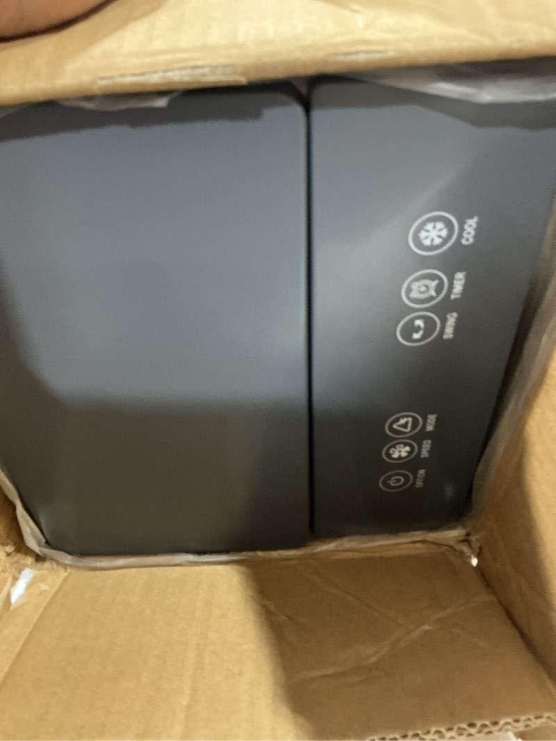 Condition photo showing Good Condition for portable air conditioners,3-in-1 evaporative cooling fans that blow cold air, 4 modes 3 speeds, 120°oscillation, led display, 12h timer, windowless portable ac w/ 8l tank & remote for home bedroom white