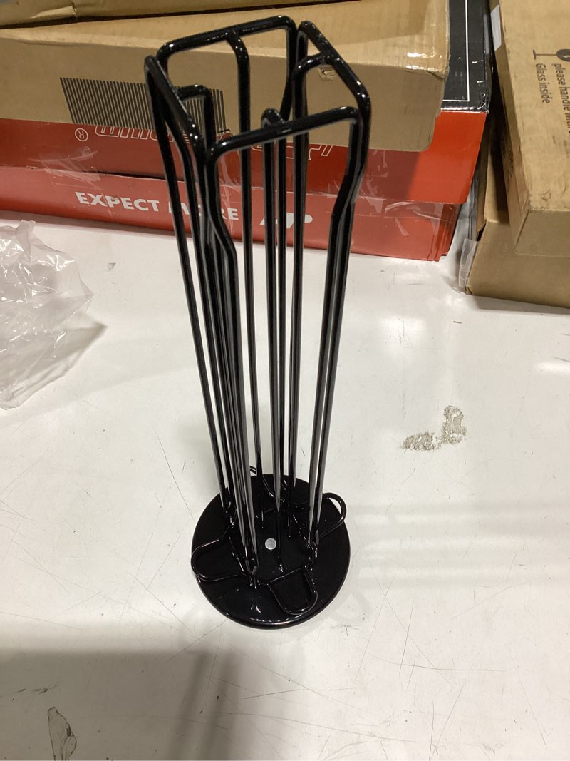 Condition photo showing New/Like New for Coffee Pod Holder for Nespresso OriginalLine Capsules, Rotating Carousel Coffee Pods Holder Coffee Station Organizer Countertop Storage Rack -Black/40 Pods Capacity For Nespresso OriginalLine/40 Pods