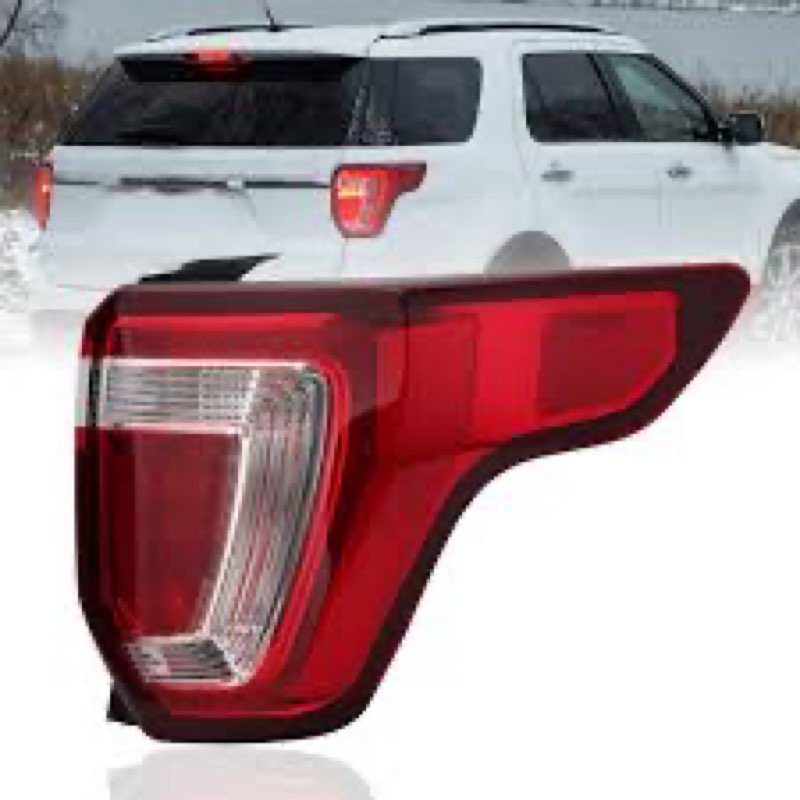 YEQSHNG Tail Light Assembly Compatible With 2016 2017 2018 2019 Ford Explorer Tail Lamp Outer Rear L