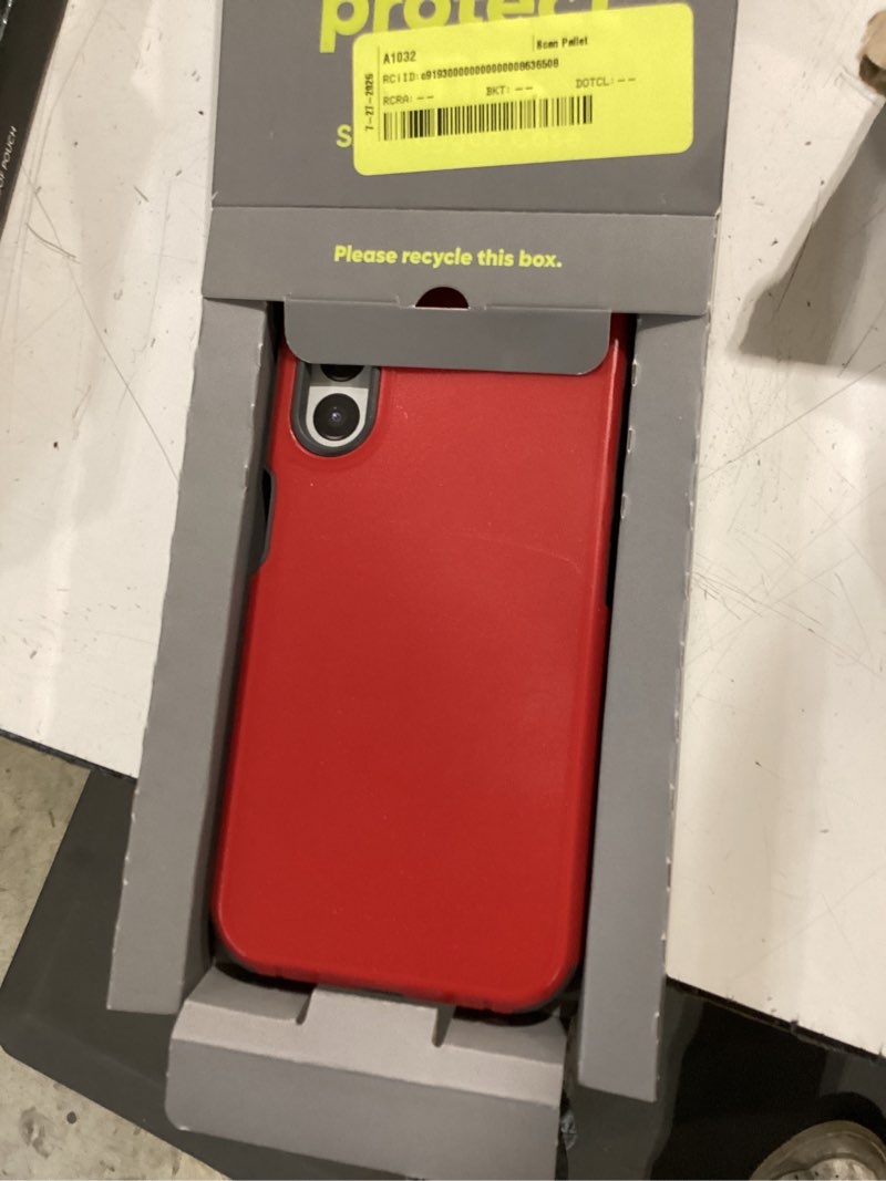 Condition photo showing Good Condition for onn slim rugged phone case for samsung galaxy a14 5g - red/gray