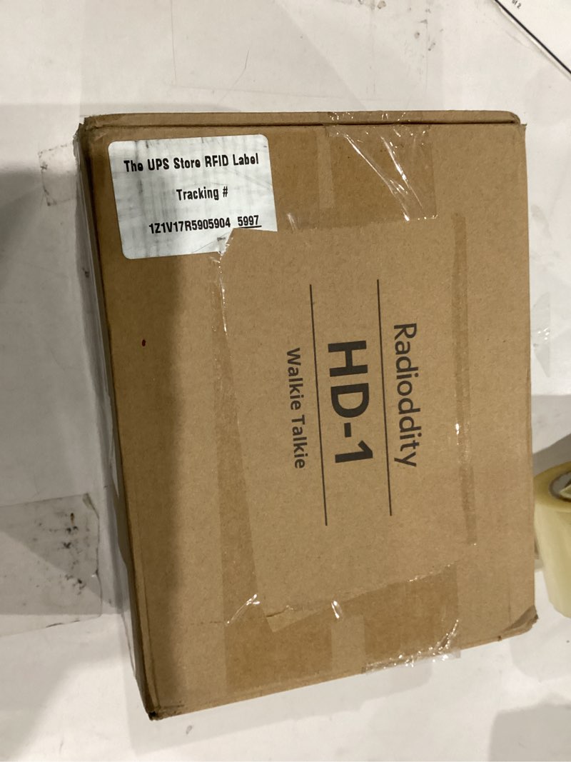 4 piece radioddity hd-1 heavy duty walkie talkie yellow us