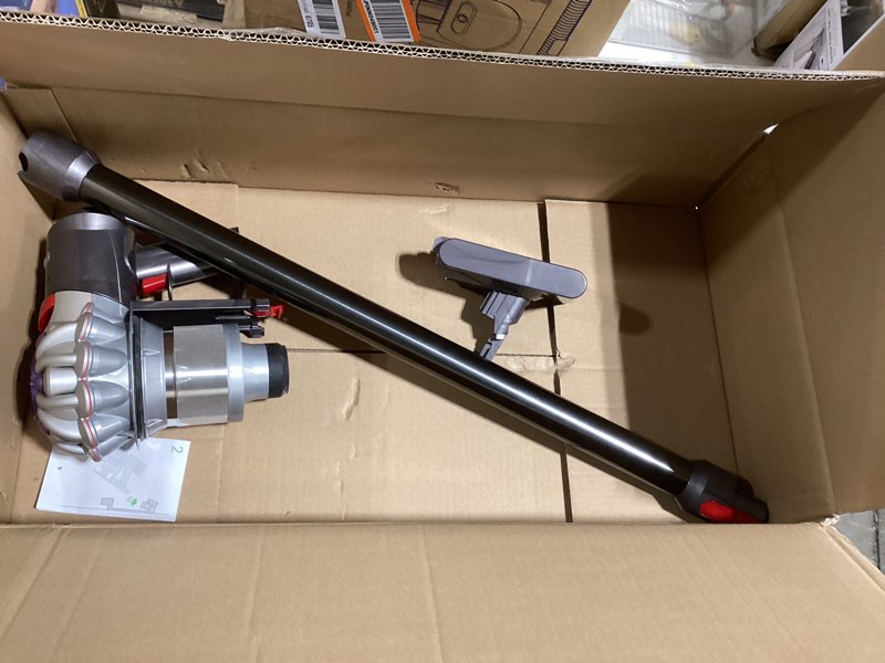 Condition photo showing As Is for Dyson V8 Plus Cordless Vacuum, Cleans Hard Floors and Carpets, Detangles, Converts to Handheld, 115AW, 2 Power Modes, Up to 40 Minutes¹