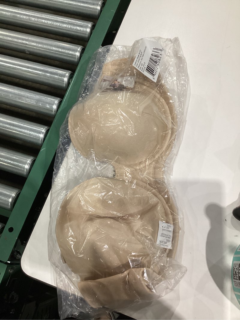 Condition photo showing New/Like New for Smart & Sexy womens Full Support Light Lined Strapless Bra 42D In the Buff