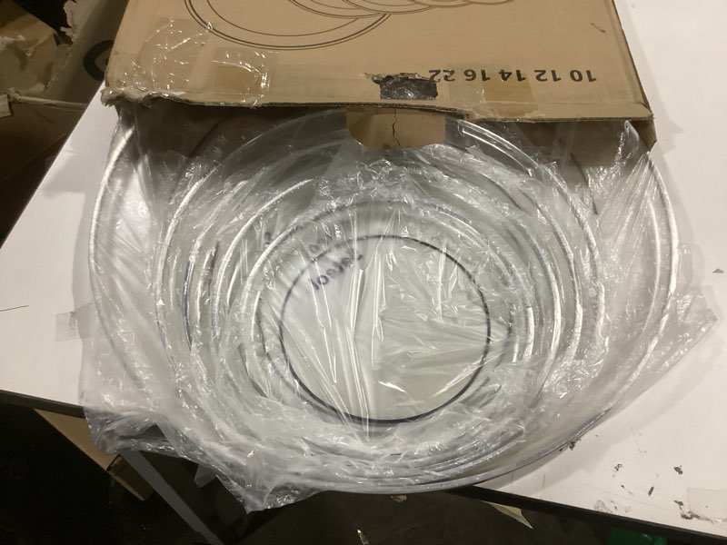 Condition photo showing Good Condition for 5 Pieces Drum Heads, 10" 12" 14" 16" 22" PET Drum Head Kit, Clear Bass Drumhead Pack, Standard Drumhead Pack Drums Accessories Fit for Rock & Metal