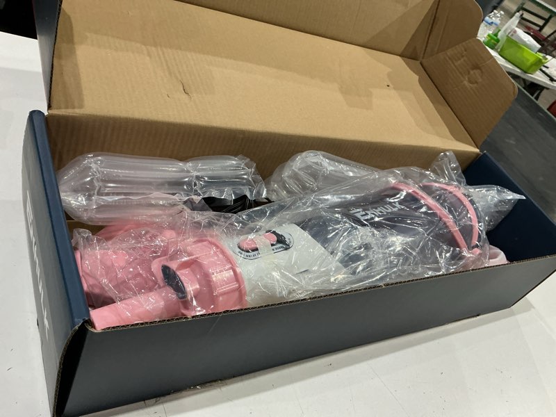 Condition photo showing Good Condition for pool vacuum for above ground pool with a telescopic pole, running time up to 1h, handheld rechargeable pool cleaner with powerful suction up to 18.5 gpm, ideal for leaves & debris, pc10 pro pc10 pro pink