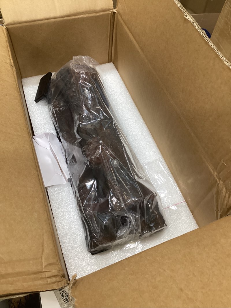 Condition photo showing As Is for DAINIQUKANHAI Electric Fireplace Logs Realistic Flame Effect Candle LED Flame Light USB Powered Electric Fireplace Remote Control Fireplace Placement Home Decoration 12.4*5.91*7.87 In No Heat Function Large