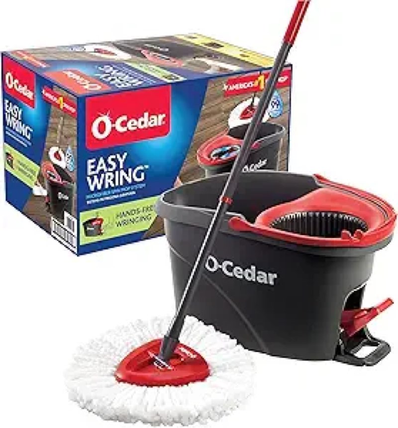o-cedar microfiber spin mop and bucket cleaning system