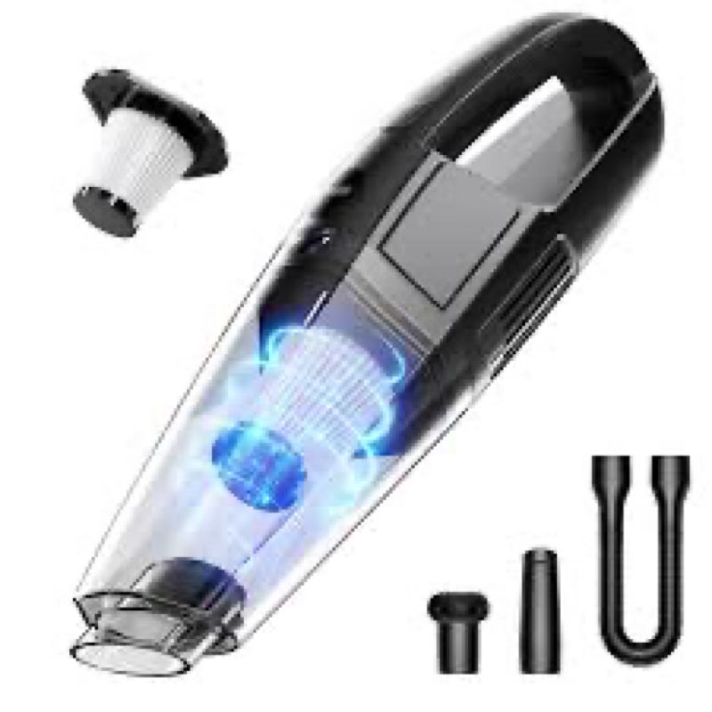 BSRCO Hand Vacuum Cordless 3-in-1, Car Vacuum with USB Charge, Handheld Vacuum Cordless Rechargeable