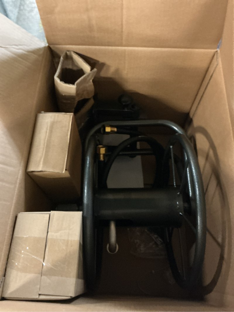 Condition photo showing Good Condition for project source steel 200-ft cart hose reel