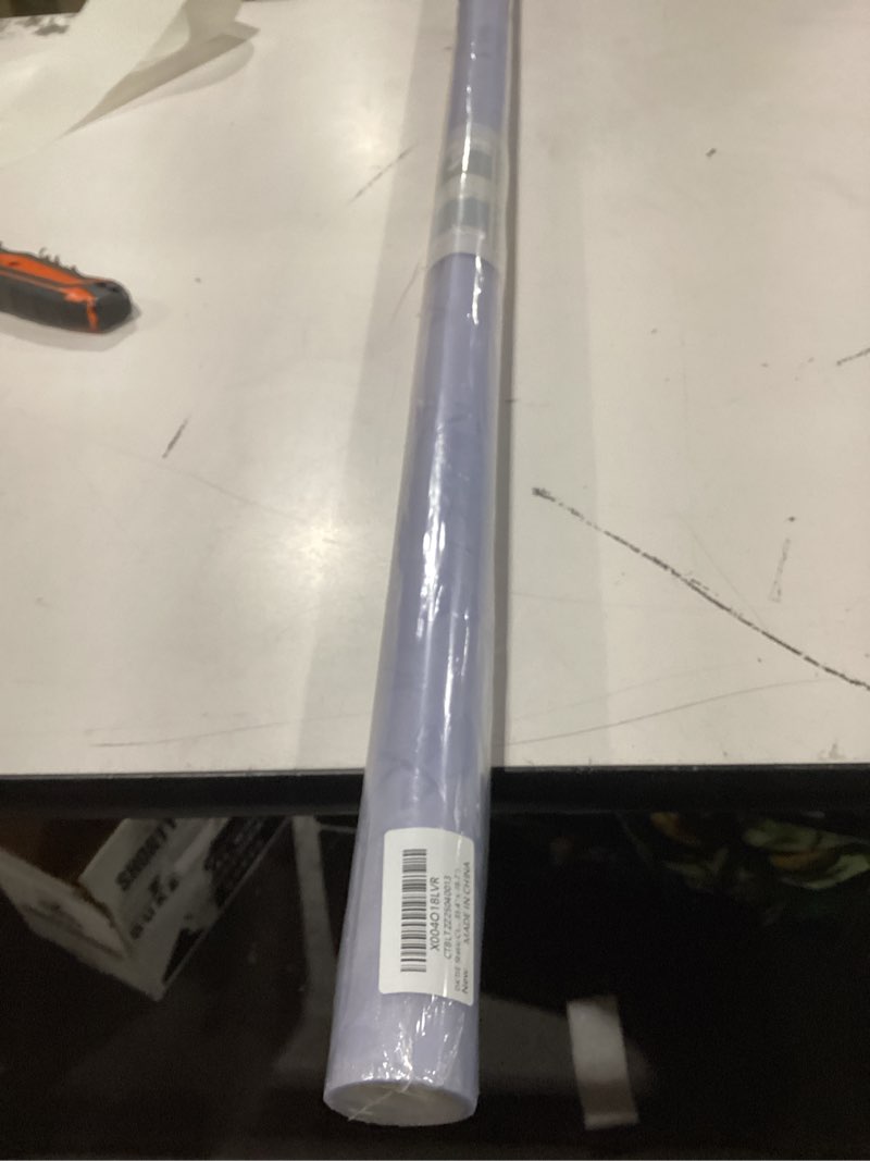 Condition photo showing New/Like New for DKTIE Static Cling Etched Faux Stained Glass Window Privacy Film Decorative Films with Rainbow Effect Two-Way Privacy Day and Night Door Window Covering (W639, 17.7in X 78.7in) W639 17.7in X 78.7in