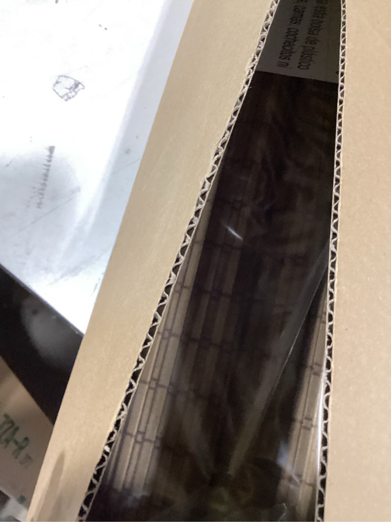 Condition photo showing New/Like New for lazblinds cordless bamboo roman shades, privacy blinds for interior windows, room darkening roll up bamboo blinds for home & patio, 30.5" w x 64" h, highfield teak