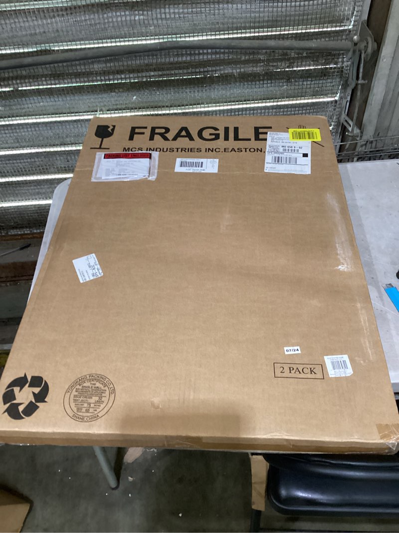 mcs 20x26 inch float poster frame (2pk), black (65689)