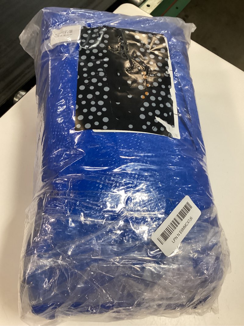 Condition photo showing New/Like New for 12ft round inflatable above ground pool cover round pool cover with drawstring design for easy installation