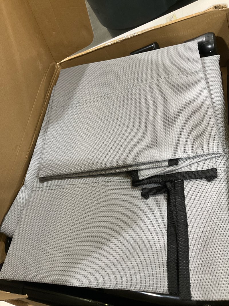 Condition photo showing Good Condition for veehoo cooling elevated dog bed, raised pet cot with guardrail & slope headrest, durable & breathable teslin mesh, non-slip feet, washable dog sofa bed for indoor & outdoor, large 47" x 32", black 47.0"l x 32.0"w x 12.0"th black