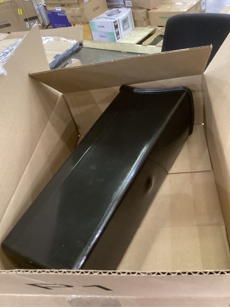 plastic newspaper delivery tube box receptacle & mounting bracket, black