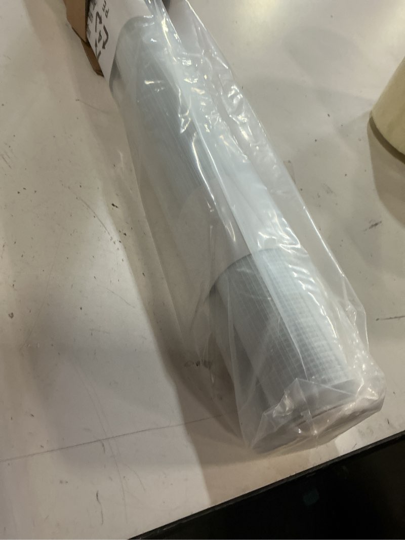 Condition photo showing New/Like New for lazblinds no tools no drill cordless zebra blinds for windows, dual layer light control for day and night, light filtering privacy roller blinds and shades for home, 45" w x 72" h, white white 45"w x 72"h