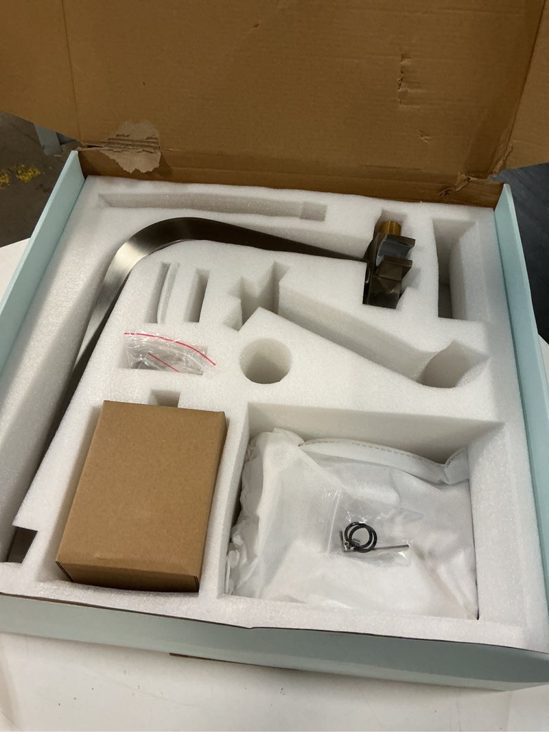 Condition photo showing Good Condition for shower faucet set with 10 inch shower heads with handheld spray combo, rainfall bathroom shower system rain shower head and handle set, dual shower heads with handheld spray combo, brushed nickel shower faucet brushed nickel