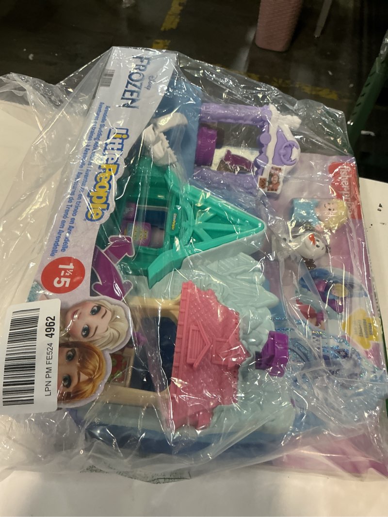 Condition photo showing Good Condition for Fisher-Price Little People Toddler Toy Disney Frozen Arendelle Sledding Adventures Playset with Figures for Pretend Play Ages 18+ Months