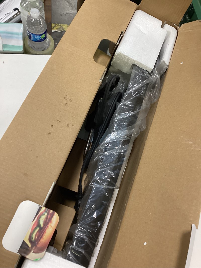 Condition photo showing Good Condition for chefman xl electric griddle with removable temperature control, immersible flat top grill, burger, eggs, pancake griddle, nonstick extra large cooking surface, slide out drip tray, 10 x 20 inch 10" x 20"