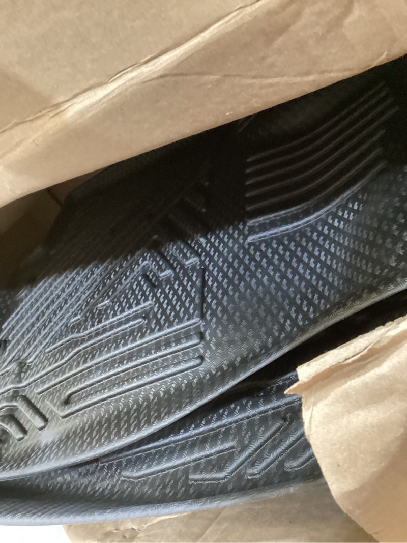 Condition photo showing As Is for mixsuper pathfinder floor mats-floor mat for nissan pathfinder 2022-2026(7 passenger),all weather tpe rubber floor liners protection for pathfinder accessories,3 row anti-slip car mats, black nissan pathfinder (7 passenger)?2022-2026?