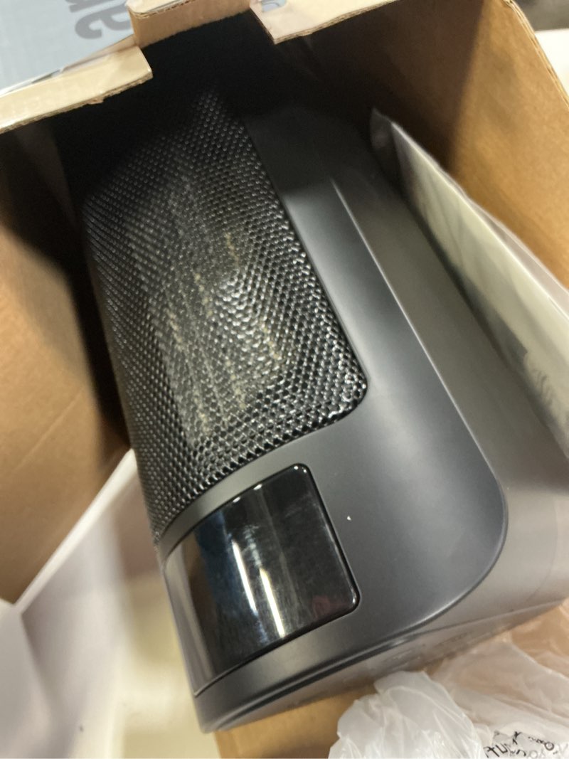 Condition photo showing Good Condition for Space Heater, 1500W Space Heaters Efficient Heating with LED Display, 1-24H Timer, ECO, Multiple Protection, 60° Oscillating Portable Heater Quiet Heating for Garage Home Office Indoor Use DARK GRAY