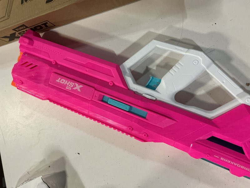 Condition photo showing Good Condition for xshot water hydra pulse motor soakers pink skin by zuru, motorised water blaster, fills with water in just 1 second, with a rechargeable battery (pink)